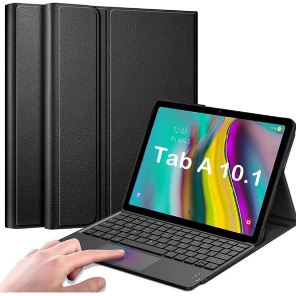 Other - 🎉HOST PICK🎉TOUCHPAD KEYBOARD CASE FOR GALAXY TAB A 10.1 2019 W/ CHARGING CORD